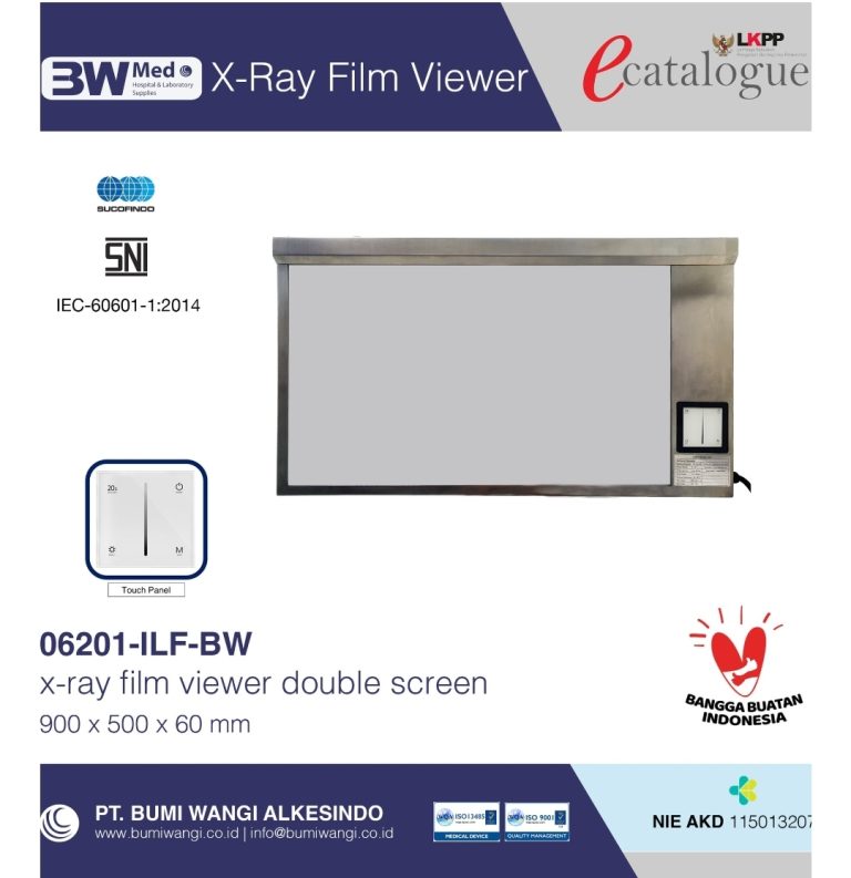 Spesifikasi X-Ray Film Viewer Stainless SS 304 1 & 2 Screen Sesuai E-Katalog Inaproc